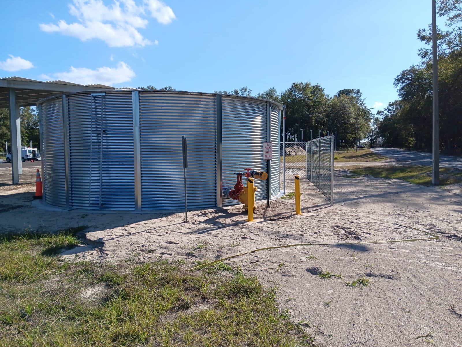 Superior Storage Fire Tank and Fire Line Installation